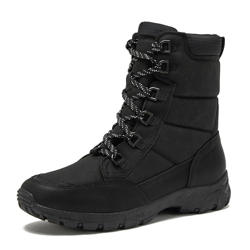 Lands' End Expedition Insulated Winter Boots for Men, Lace Up or Slip On Waterproof Mens Snow Boots, Medium or Wide Width ...