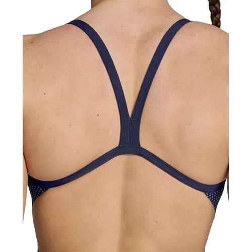 ARENA Women's Performance Halftone Team Print Challenge Back Ladies Bathing Swimsuit