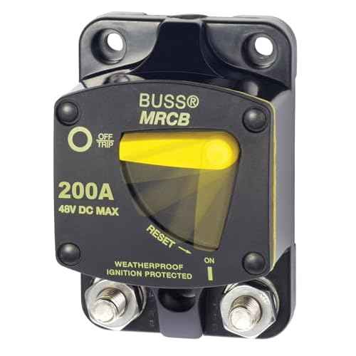 Blue Sea Systems 7149 187-Series Circuit Breaker, Surface Mount, 200A