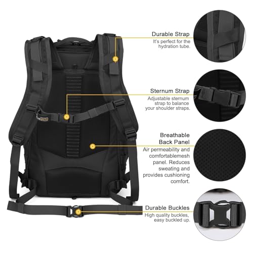 Mardingtop 30L Molle Military Backpack, Tactical Backpack for Men, Cordura Backpack for Hiking,Camping,Trekking