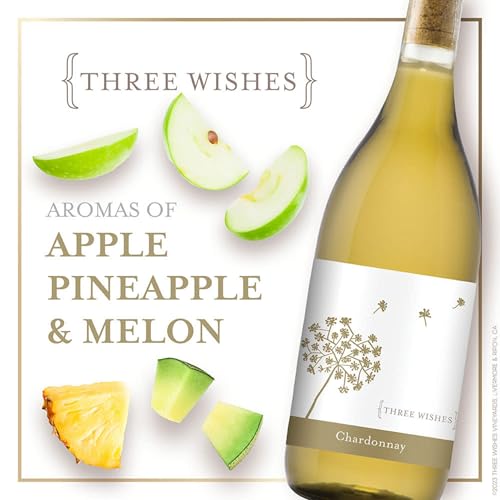 Three Wishes Chardonnay, White Wine, 750 mL Bottle