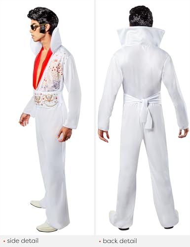 Rubies Elvis Presley: Elvis Presley Costume for Adults, Men's Small