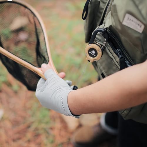 Outdoor Multifunctional Anti-Lost Keychain, Durable ABS and Steel Wire Rope, Automatic Rebound