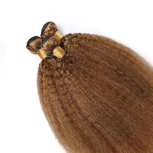P427 Highlight Blonde Bundles Human Hair Brown Kinky Straight 3 Bundles 20 20 20 Inch Unprocessed Brazilian Virgin Remy Honey Blonde Bundle Human Hair Extensions