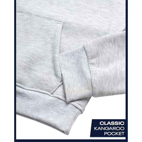 Reebok Girls Sweatsuit Set - 2 Piece Soft Long Sleeve Hoodie Sweatshirt and Sweatpants for Girls - Athletic Sweatsuit
