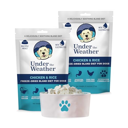 Under the Weather Bland Diet for Dogs | Easy to Digest for Sick Dogs | Always Be Ready | Contains Electrolytes - All Natur...