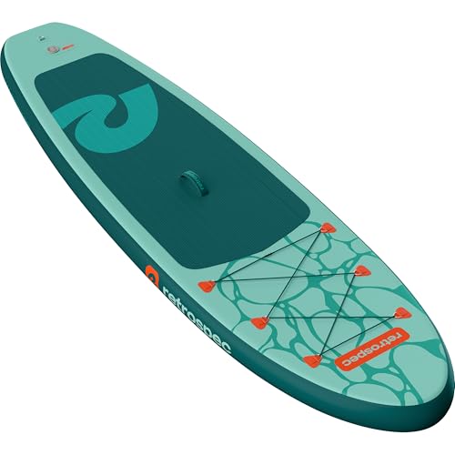 Retrospec Weekender Inflatable Stand Up Paddle Board Includes Paddle, Pump, Travel Bag and Accessories 10’6” Lightweight I...