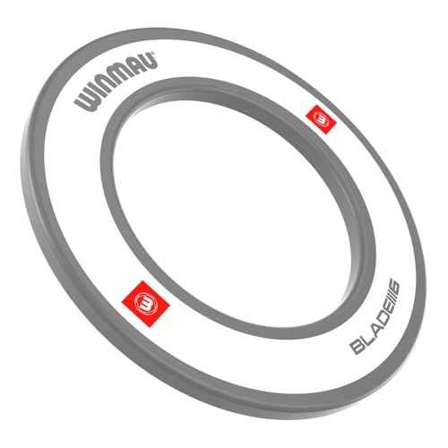 Winmau Dart Board Surround Ring - Pro Line 1.0 & 2.0 Red, Blue, Black & White Dartboard Surround - Backboard Wall Protector