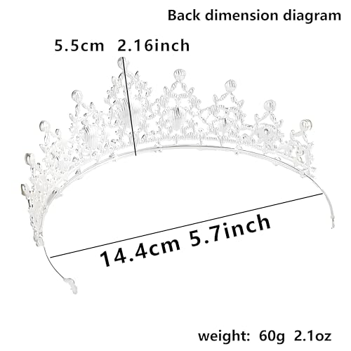 Tiaras for Women Princess Crowns for Women Crystal Headbands for Bridal Princess Birthday Party