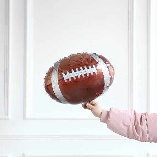 Football Balloon Garland Arch Kit 131Pcs Sage Green and Coffee Brown Balloons with Football Foil Balloon for Touch Down Ru...