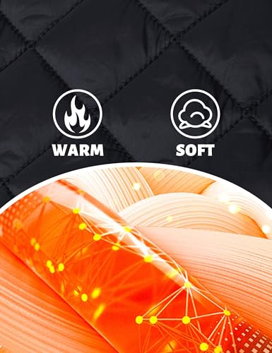 TACVASEN Mens Bomber Jackets Casual Fall Winter Warm Windbreaker Full Zip Windproof Outwear Color-Blocking Coats