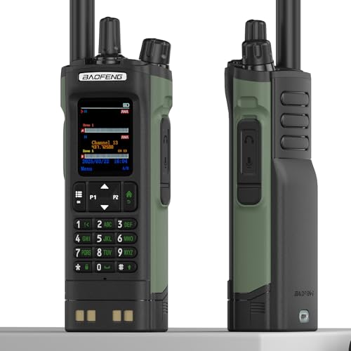 2 Pack BAOFENG DM-32 DMR Radio 10W High Power DM32 Handheld Radio GPS/APRS Two Way Raido USB-C Charging Multi-Band FM/AM W...