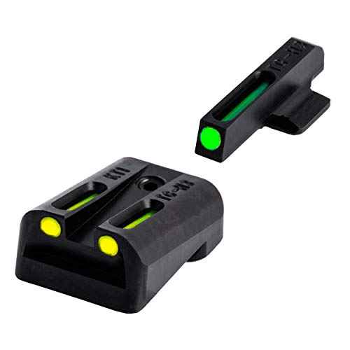 Truglo TFO Tritium & Fiber-Optic Sight Durable Snag-Resistant Glowing Night Sight, Compatible with Kimber 1911 Models with Fixed Rear Sight (Excluding Micro Series)