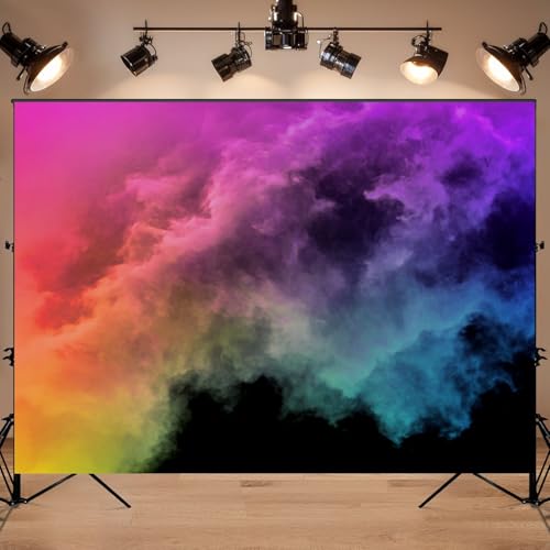 Photography Backdrop Photography Background Abstract Bright Frame Illuminated by neon Light for Photoshoot Portrait Photo ...