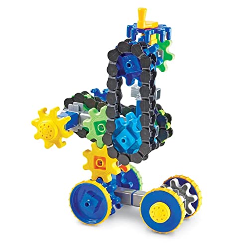 Learning Resources Gears! Gears! Gears! Treadmobiles Building Set, STEM Toys, Develops Early Engineering Skills, 108 Piece...