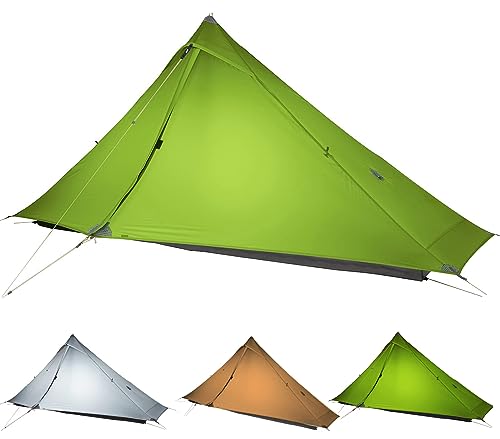 HITUGU 3F UL Gear Lanshan PRO Lanshan Ultralight Tent Ultralight Tent 3-Season Backpacking Tent for 1-Person or 2-Person C...
