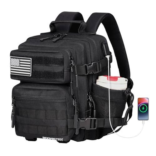 Boomistry 15L Mini Tactical Backpack Small Tactical Backpack for Men and Women, Military Backpack for Gym, Hiking, Daily (...