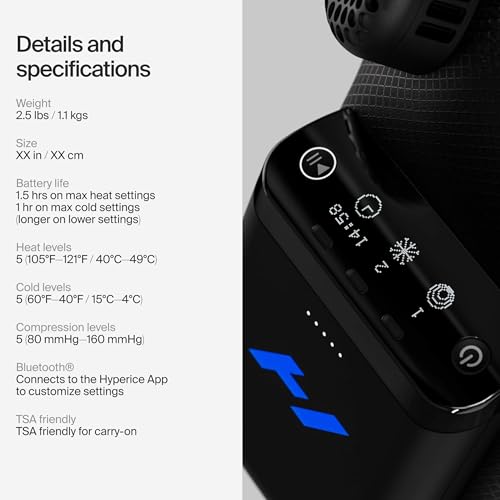 Hyperice X2 Shoulder - Advanced Heat and Cold Contrast Therapy - Pain and Inflammation Relief - Provides Increased Range o...