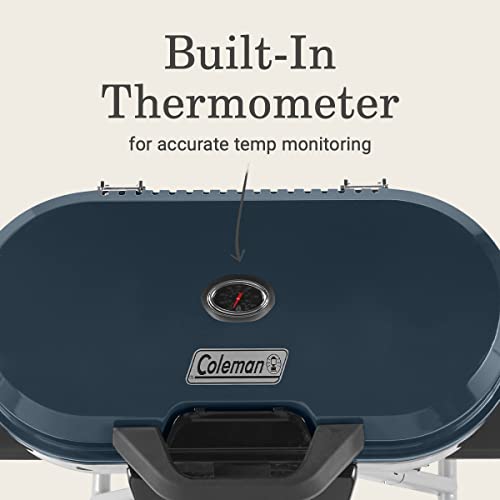 Coleman RoadTrip 285 Portable Stand-Up Propane Grill with 3 Adjustable Burners & Instastart Ignition, 20,000 BTUs of Power...