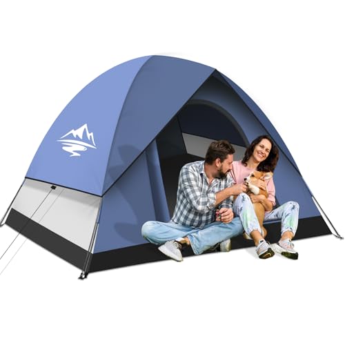 Tents for Camping,3-4 Person Camping Tent,Waterproof and Windproof Tent, Easy to Set up Outdoor Dome Tent for Outdoor Acti...