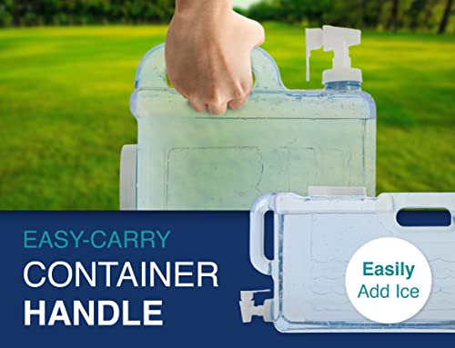 Arrow Home Products 3 Gallon Drink Dispenser for Fridge - Plastic Beverage Dispenser with Spigot for Easy Dispensing - BPA...
