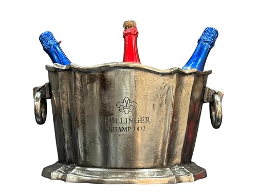 Wine Cooler Nickel | Duty Free | Ice Bucket Nickel | Champagne Cooler | Barware | Bar Decorative | Tableware