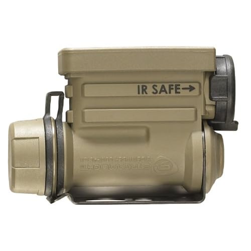 Streamlight 14510 Sidewinder 55-Lumens Compact II Military Flashlight with Helmet Mount in Box, Coyote