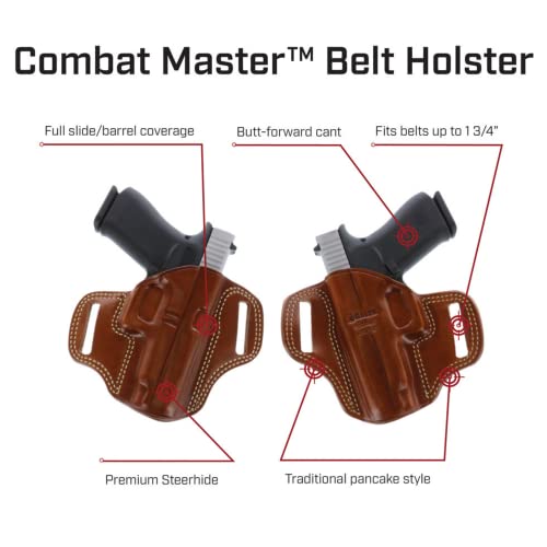Galco Combat Master Belt Holster for Glock 26, 27, 33
