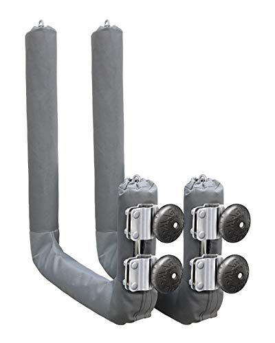 Magma Kayak/SUP Boat Rack R10-626 - 304 Stainless Steel Storage for Kayaks & Paddle Boards - Fits Standard Round Rail - In...