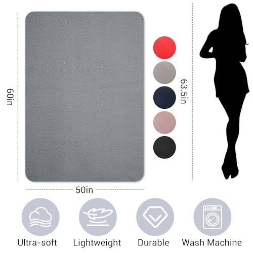 CULVE 24 Pack Fleece Throw Blanket 50x60 - Soft Lightweight Blankets in Bulk for Wedding, Gifts Pet Home Bed Sofa Couch Of...