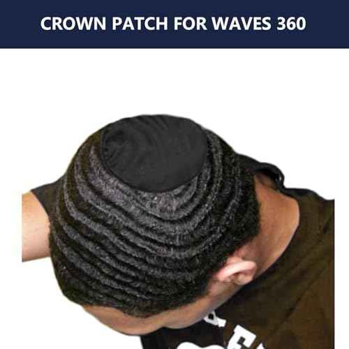 Crown Patch for Waves With Laydown 360 Wave Pad,Rapid Waver's Crown Compression Patches Hair Care Set For Black Men,Used together with Wave Cap.