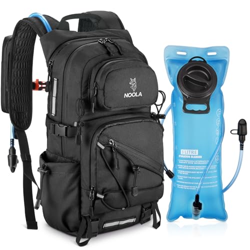 NOOLA Hydration Backpack with 3L Water Bladder - 22L Water Backpack for Hiking, Cycling, Running, Biking - Lightweight Hik...