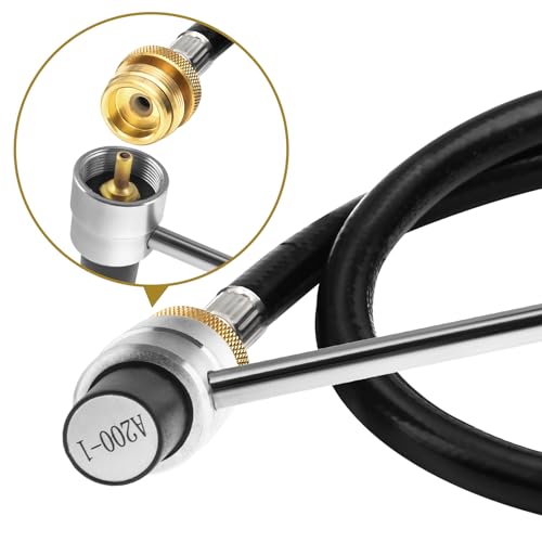 BMMXBI 5430 Grill Stove Regulator with 5 FT Propane Adapter Hose Replacement for Coleman Propane Stove, Compatible with Co...