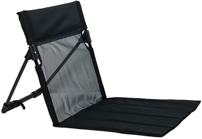 Nyeullcy Breathable Mesh Back Folding backrest,Ultralight Aluminum Alloy Camp Seat with Ventilated Backrest, Portable Outd...