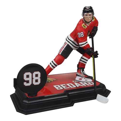 McFarlane Toys - Connor Bedard (Chicago Blackhawks), NHL Posed, 7in Figure
