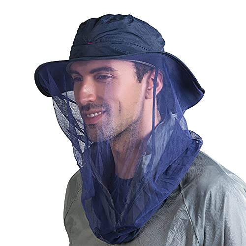Peicees Head Net Hat for Men Women Adventure Fishing Hat Safari Hat for Hunting Camping Hiking