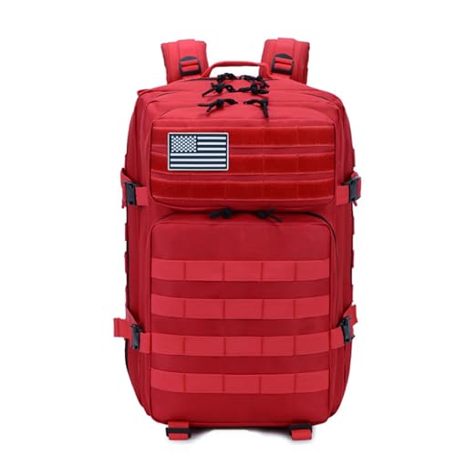 Tactical Backpack 45L Camouflage Army Rucksack with Hydration Compartment for Hiking Camping Outdoor (#8)