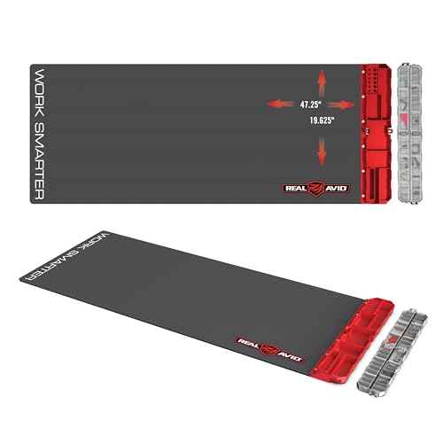 Real Avid Smart Mat Options - Choose 47.25¡±x19.5¡± XXL Mat or 43"x16" Universal Smart Gun Mat - Gun Oil Resistant, Non-Slip, Padded Rifle Cleaning Mat