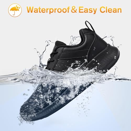 Taquco Non Slip Work Shoes for Mens Slip On Sneakers Waterproof Chef Kitchen Shoe Comfortable Slip Resistant Restaurant Fo...