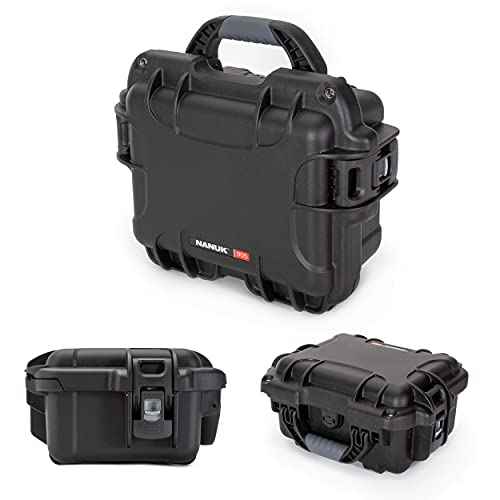 NANUK Small Series 905 Lightweight NK-7 Resin Waterproof Protective Case with Padded Dividers for Point & Shoot Camera or Binoculars, Black