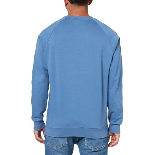 HUGO mens Stretch Cotton Logo Tape Sweatshirt