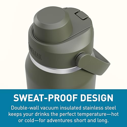 CamelBak Thrive Chug Insulated Stainless Steel Water Bottle Moss, 32oz