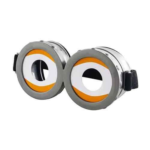 Halloween decorative yellow glasses - Adult clothing accessories role-playing party goggles