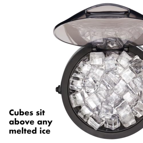 OXO 3107300 Steel Ice Bucket and Tongs Set