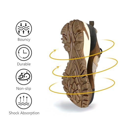 CC-Los Women's Lightweight Waterproof Hiking Shoes for Walking, Outdoor & Climbing Size 5.5-11