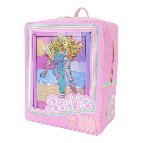 Loungefly Barbie 65th Anniv. Doll Box Triple Lenticular Mini Backpack | Barbie Accessories Standard