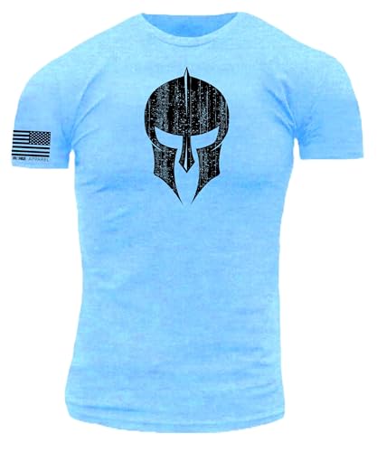 Distressed Spartan Hoplite Warrior Premium Performance Blend Athletic Fit T-Shirt