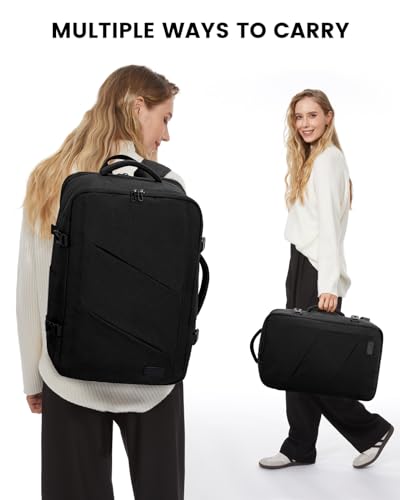 LOVEVOOK Carry on Travel Backpack, Large 40L for Men & Women Flight Approved with USB Charging Port&3 Packing Cubes, Large...