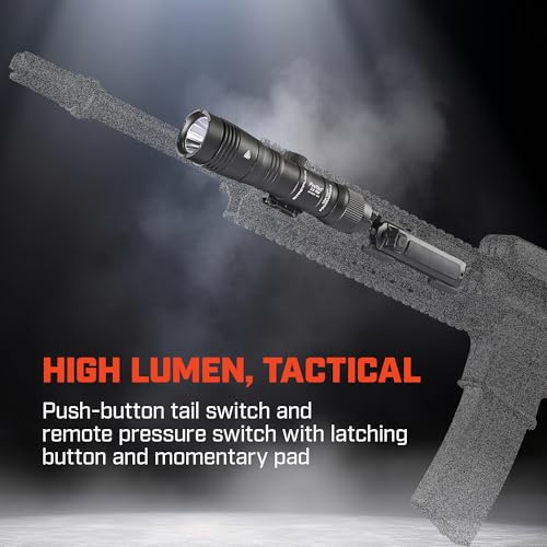 Streamlight 89009 ProTac 2.0 2000-Lumen Rail Mount High Lumen Tactical Rechargeable Long Weapon-Mounted Flashlight with St...