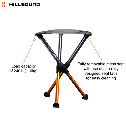 Hillsound BTR Stool for Ultralight Backpacking & Hiking, Lightweight Camping Chairs, Compact Portable Outdoor Seat, Huntin...